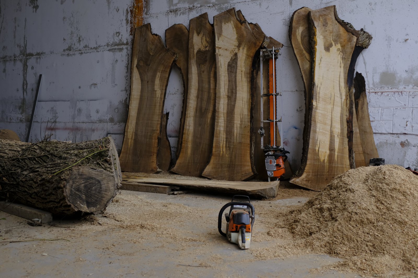 Preparación de madera · Nogales Aguilar de campoo