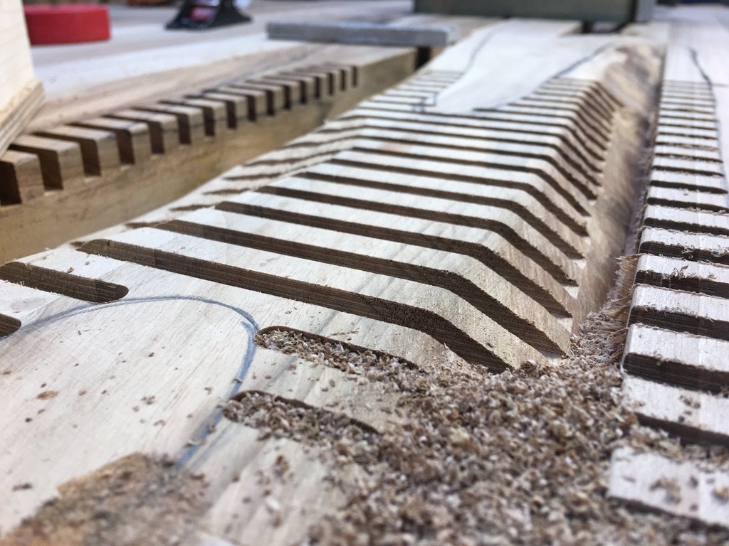Trabajo de las costuras de Fish bone