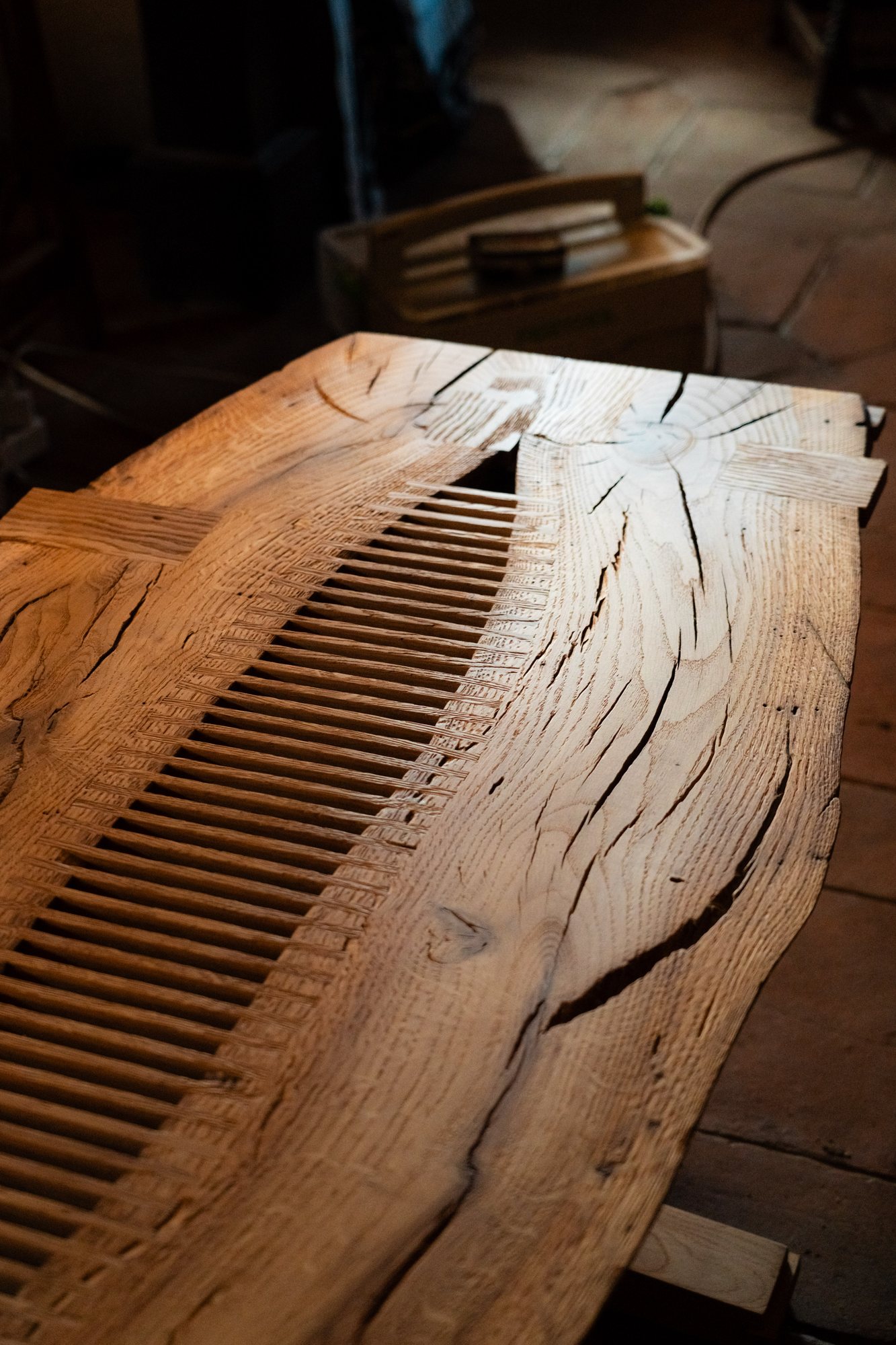 Tablero de Matter con costura longitudinal